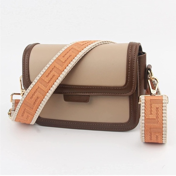 Jacquard Orange Crossbody strap, inspired replacement strap, guitar strap NWT - Picture 1 of 4